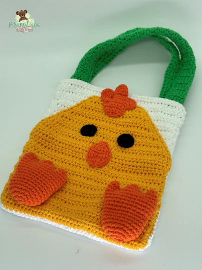 Ostertasche Küken - Häkelanleitung