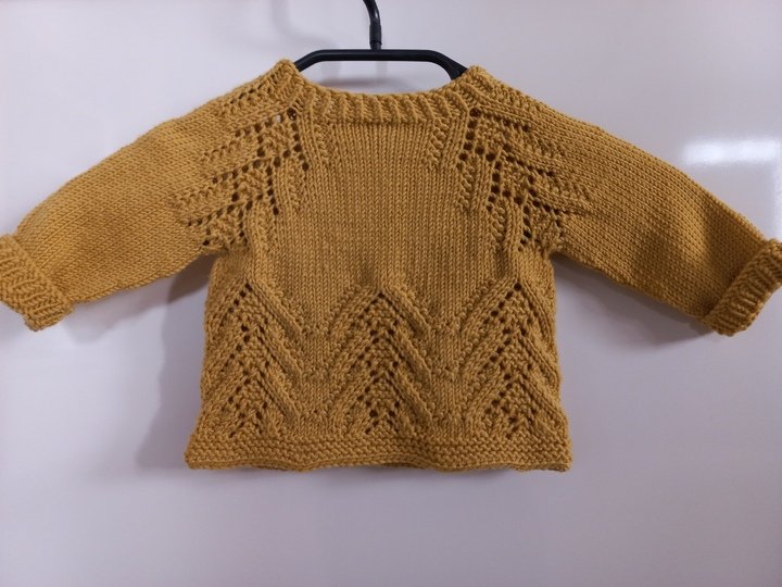 Strickanleitung Mädchenjacke in 7 Größen, 62-140, mit wunderschönem Raglan