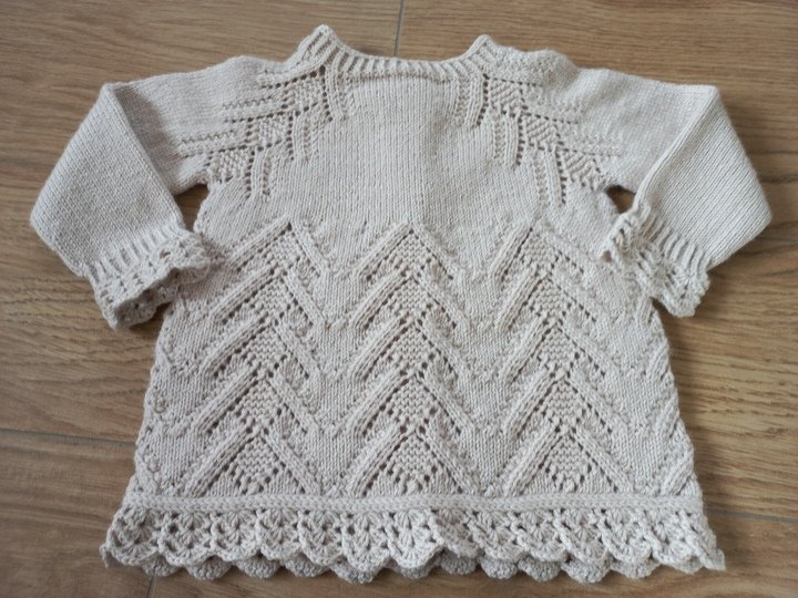 Strickanleitung Mädchenjacke in 7 Größen, 62-140, mit wunderschönem Raglan