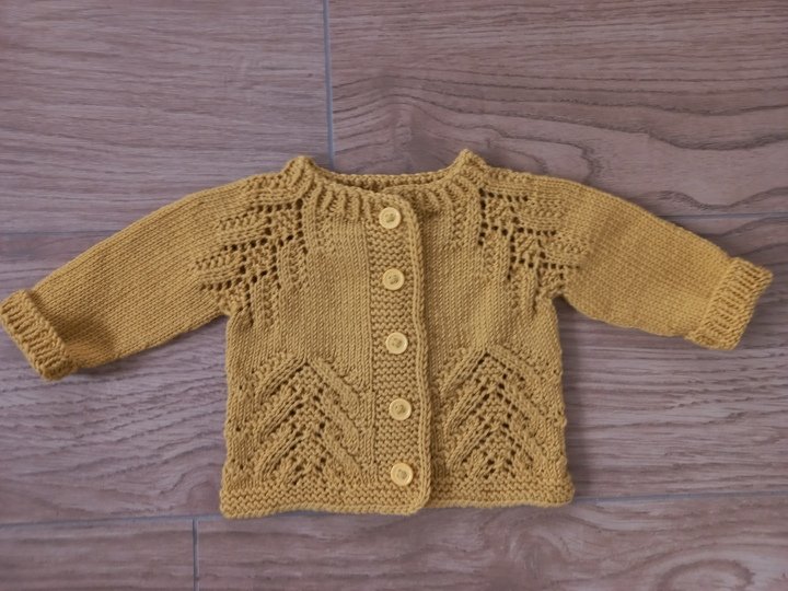 Strickanleitung Mädchenjacke in 7 Größen, 62-140, mit wunderschönem Raglan