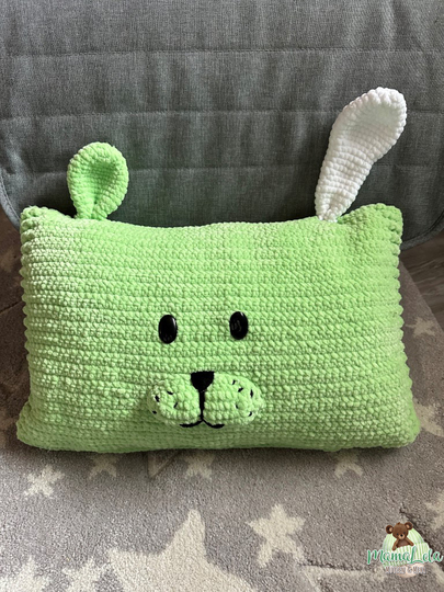 Kuschelkissen Hase - Häkelanleitung