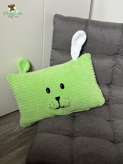 Kuschelkissen Hase - Häkelanleitung