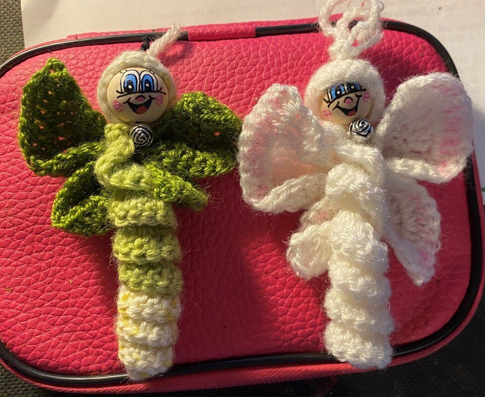 Sorgenwürmchen Glückswürmchen Schmetterling