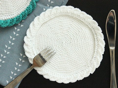 Häkelanleitung "Hübscher Teller"