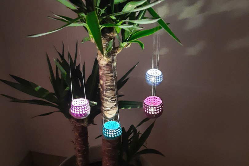 Lichterminis Häkelanleitung