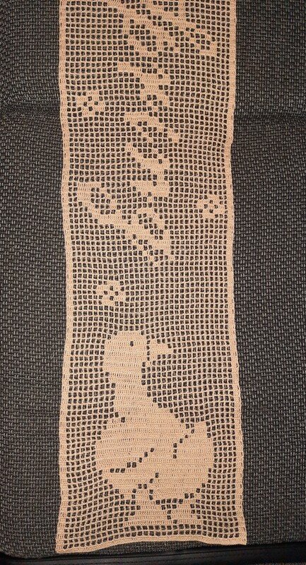 Tischläufer Spring Häkelanleitung - Bild 4