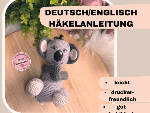 Koalabär Eukalypta Häkelanleitung Deutsch PDF