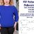 Pullover Pattern PDF Sweatshirt Sewing Pattern Plus Size Sewing Patterns
