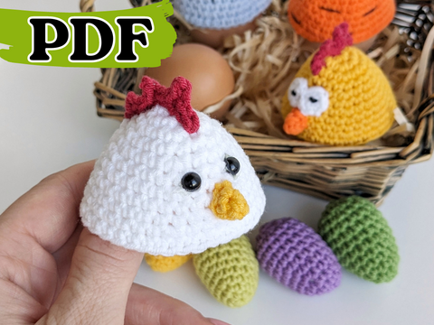 Crochet Chicken Easter Egg Cozy