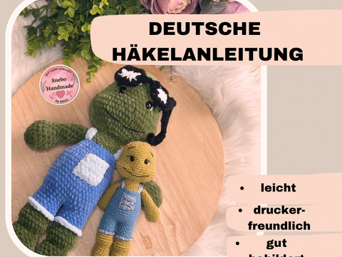 Schildkröte Turtlelino Häkelanleitung Deutsch PDF