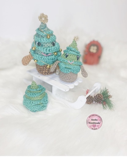 Weihnachtsbaum Tannolino Häkelanleitung DEUTSCH, PDF