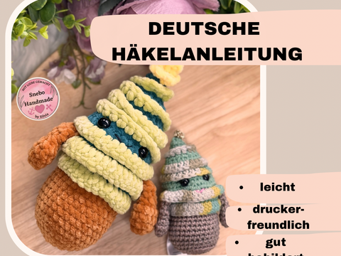 Weihnachtsbaum Tannolino Häkelanleitung DEUTSCH, PDF