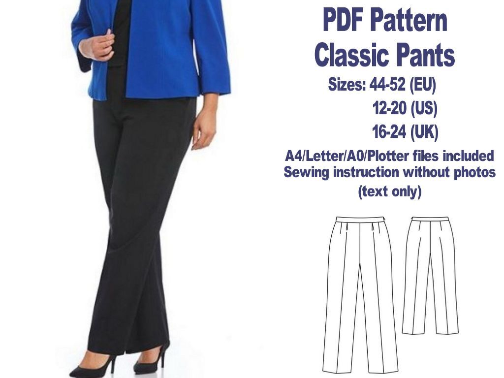Free Pants Pattern Free Sewing Patterns PDF Sewing Patterns Pants Patterns