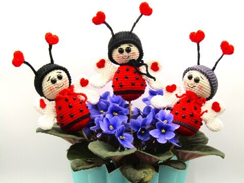 Marienkäferlein mit Herz