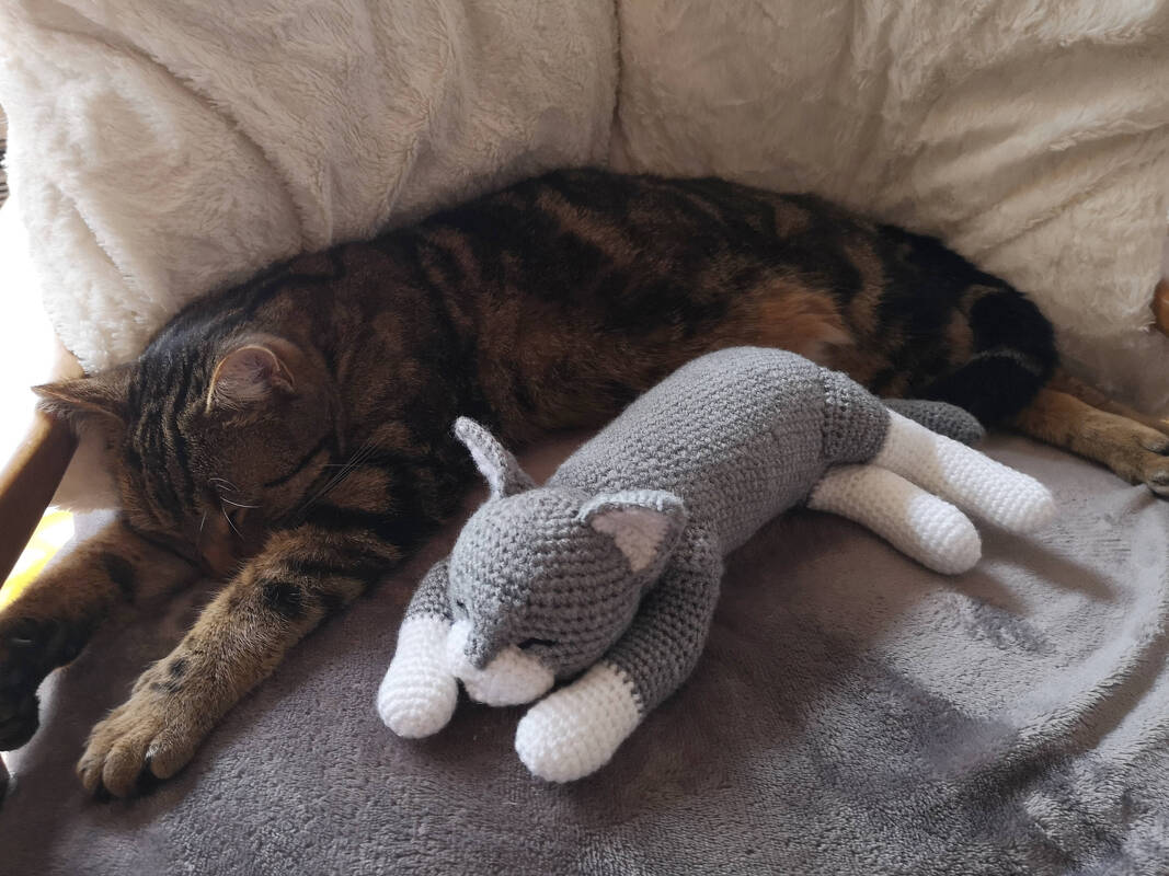 sleeping cat - crochet pattern by NiggyArts - Image 2