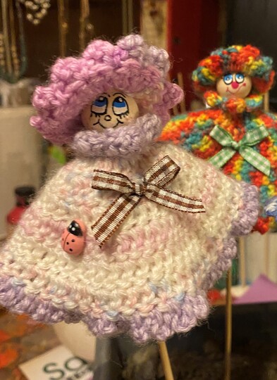 Blumenstecker - Blumenmädchen - Frühlingskinder - Stecker für ihre Blumen