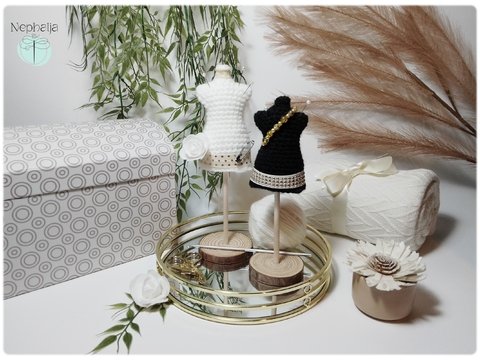 Nadelkissen als Schneiderpuppe - Häkelanleitung