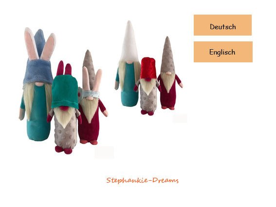 Gnome Family Tinchen for Eastern and Christmas