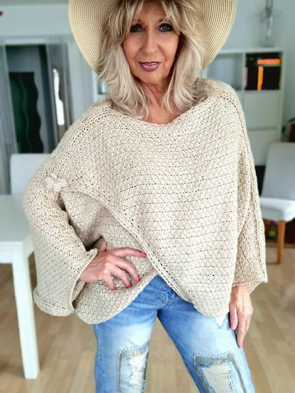 Poncholetti - Häkelponcho/-pulli - Bild 4