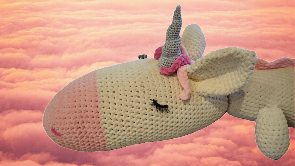 XXL Schlummer Einhorn Luna