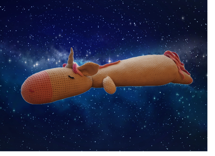 XXL Schlummer Einhorn Luna