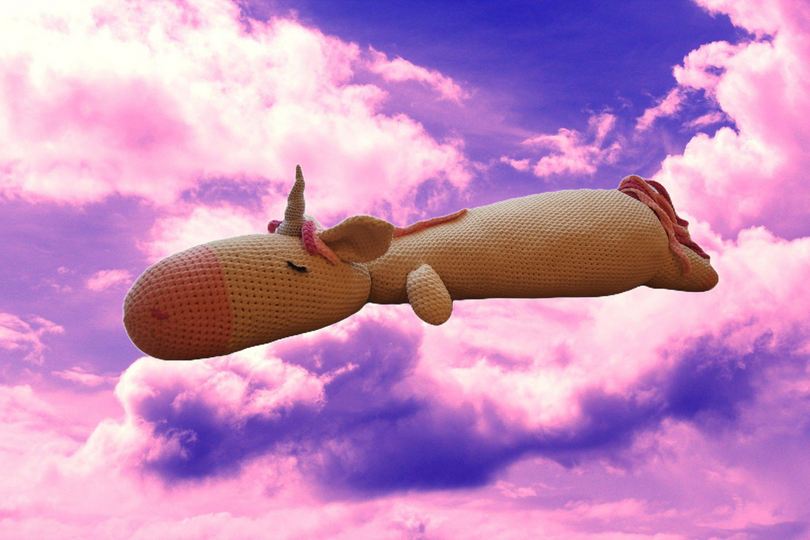 XXL Schlummer Einhorn Luna