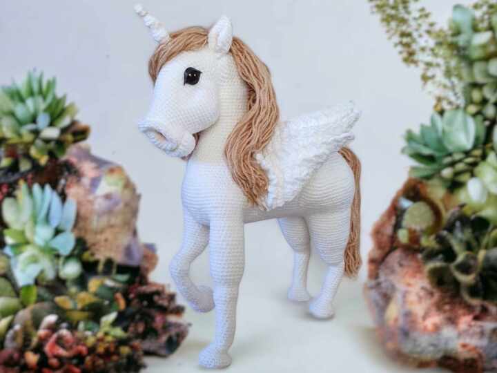 Crochet pattern Horse Unicorn Pegasus Alicorn