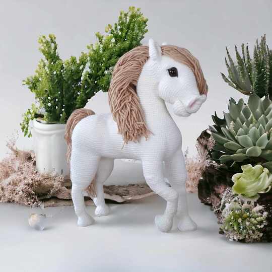 Crochet pattern Horse Unicorn Pegasus Alicorn