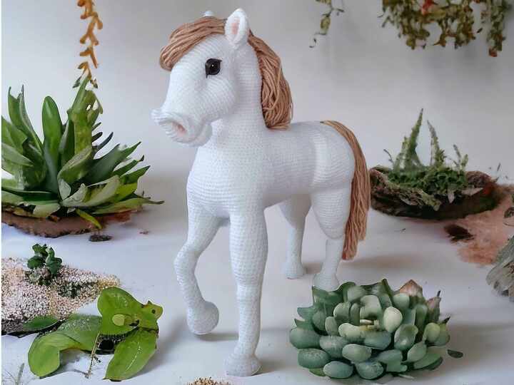 Crochet pattern Horse Unicorn Pegasus Alicorn