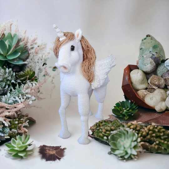 Crochet pattern Horse Unicorn Pegasus Alicorn