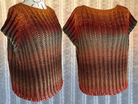 Häkelanleitung Shirt Easy Relax