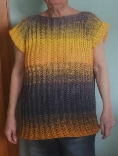 Häkelanleitung Shirt Easy Relax