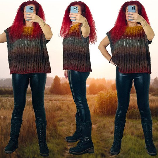 Häkelanleitung Shirt Easy Relax