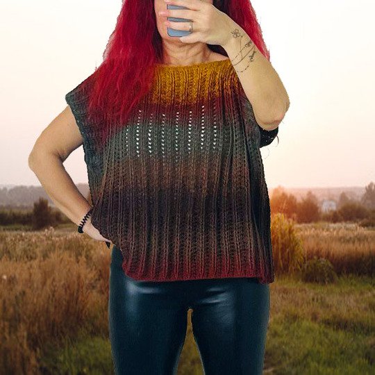 Häkelanleitung Shirt Easy Relax