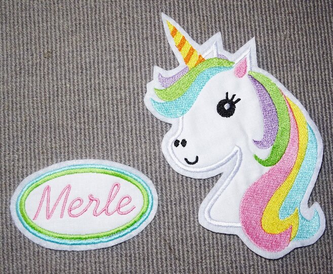 Stickdatei - ovale Buttons Rahmen mit doppeltem Rand in 14 Größen