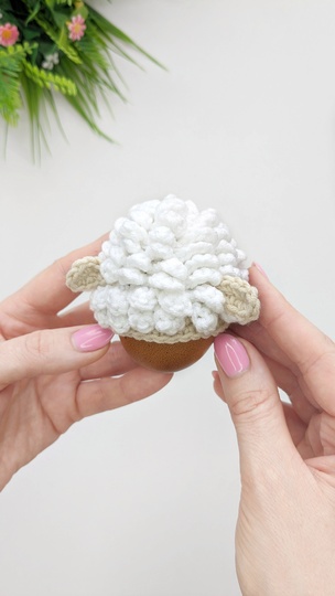 Crochet Sheep Easter Egg Cozy