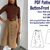 Button-Front Skirt Pattern PDF Sewing Patterns Skirts Patterns Women