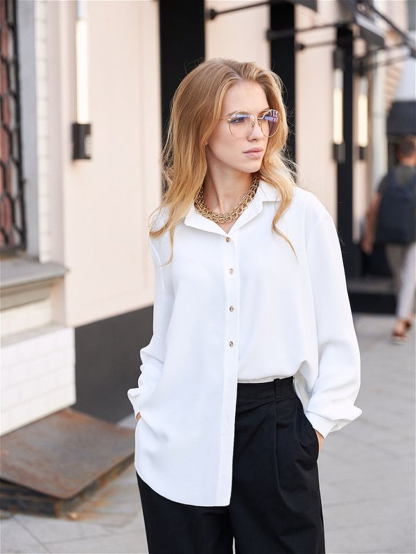 Classic Shirt Sewing Pattern PDF Sewing Patterns Women Clothes Patterns PDF - Image 8