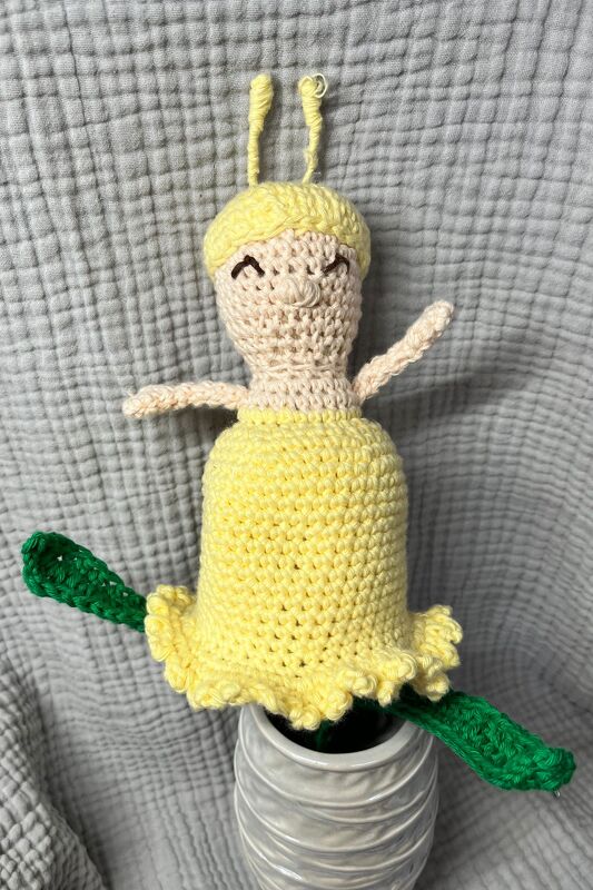 Olivia das Osterglöckchen - Blumenkind Wendepuppe #012 - Bild 6