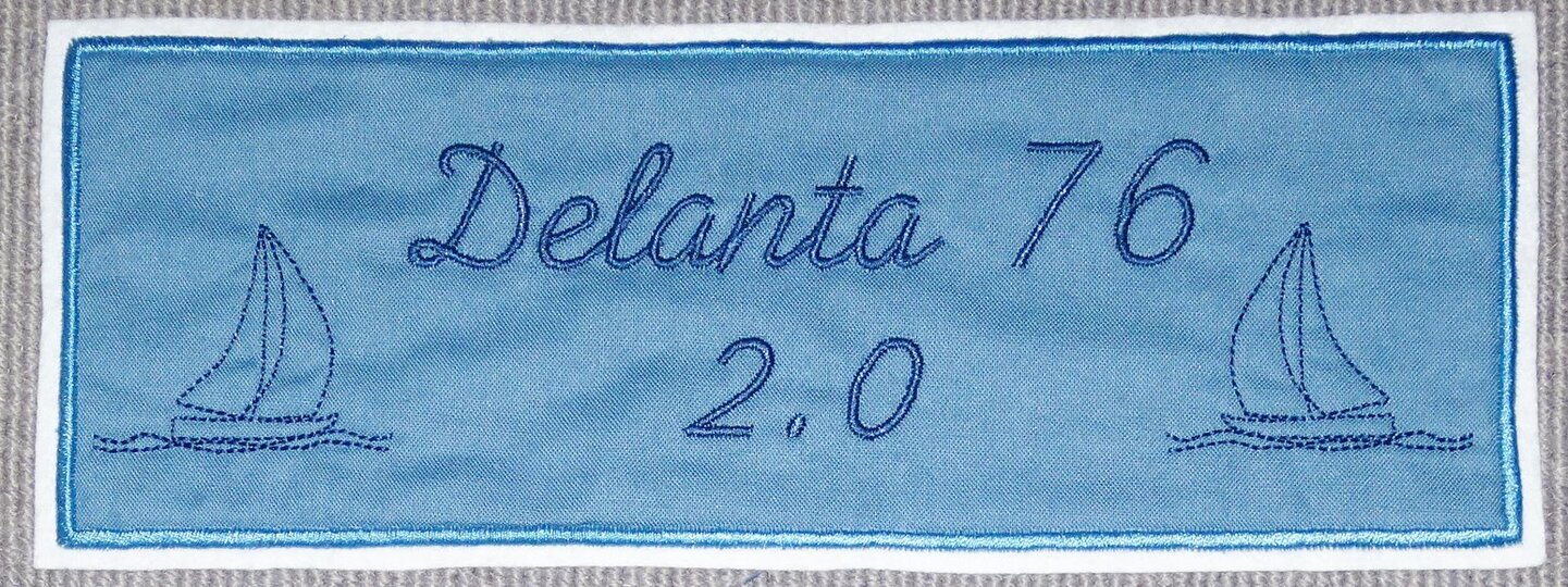 Stickdatei - Maritim Sommer Linien Redwork