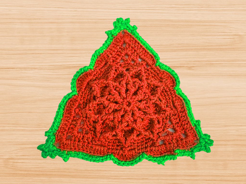 Crochet triangle motif Pattern - Image 5