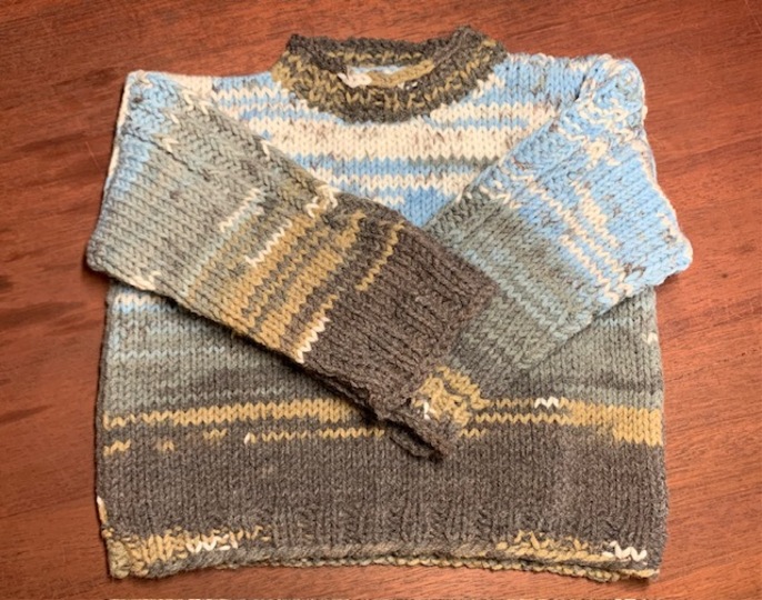 Anleitung für den Babypullover "Nordsee junior"