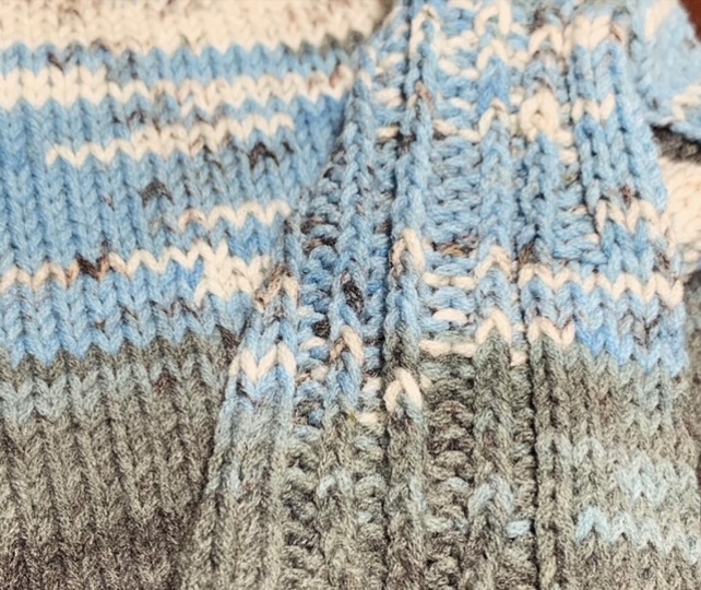 Anleitung für den Babypullover "Nordsee junior"