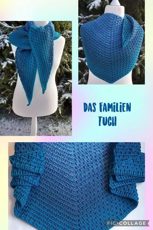 flaches Dreieckstuch "Das Familientuch"