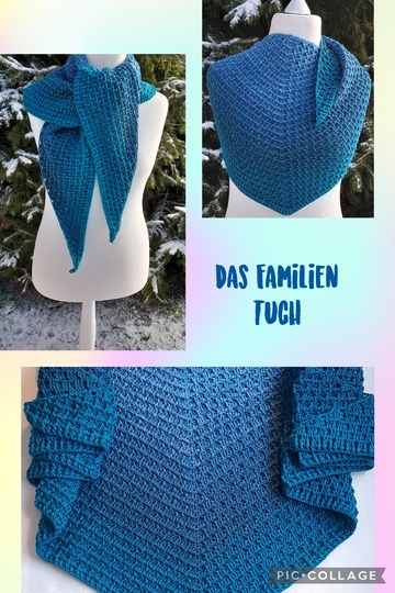 flaches Dreieckstuch "Das Familientuch"