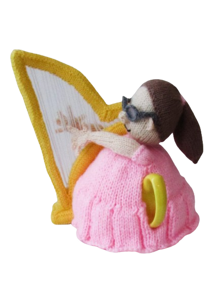 TeaCosyFolk's Harpist Tea Cosy Knitting Pattern - Image 4