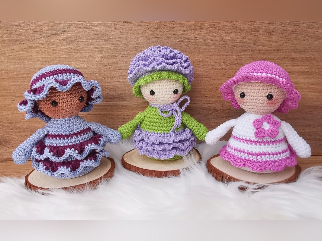 BLUMENKINDER - Häkelanleitung Blumen Wichtel - Bild 3