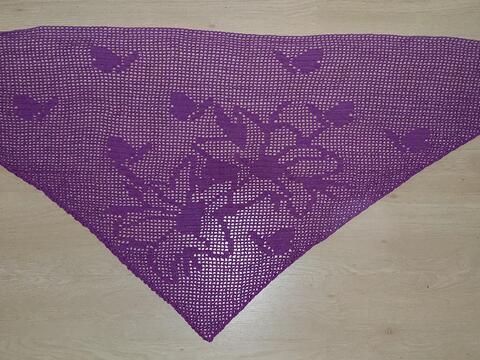 Anleitung Motivtuch Flowers