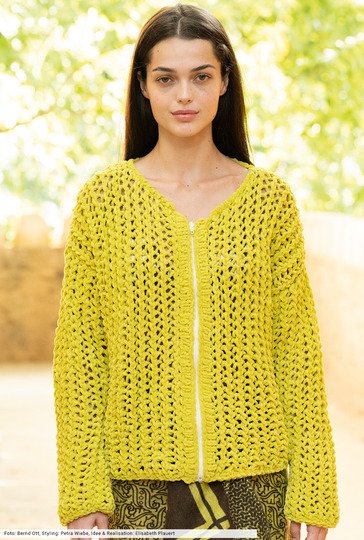 Jacke mit Reißverschluss