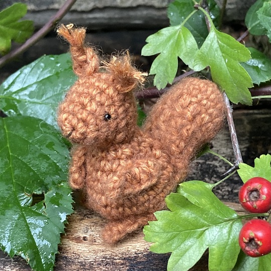 Waldtiere Häkelanleitungen Bundle, Hirsch, Eule, Eichhörnchen, Maus